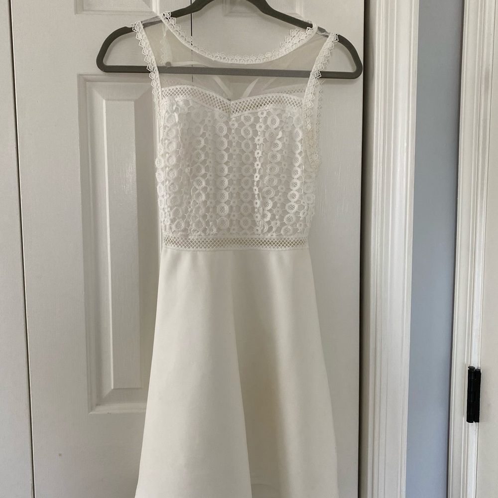 white dress